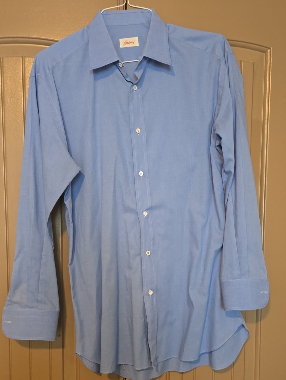 Classic Light Blue Men's Dress Shirt - Casual & Professional